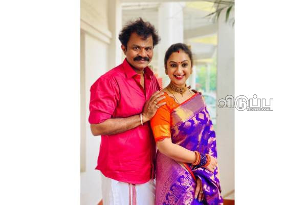 நடிகர் விஜயகுமார் மகள் வீட்டில் கோலாகலமாக நடந்த விசேஷம்.. மகிழ்ச்சியில் குடும்பம் | Preetha Vijayakumar Photos Of Doing Poojai