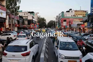ප්‍රධාන නගරයක වාහන ගමනාගමනයට සීමා.