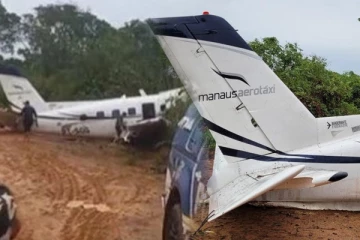 அமேசானில் விழுந்து நொறுங்கிய விமானம்: 12 பேர் பலி