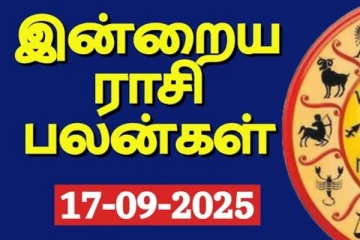 இன்றைய ராசி பலன்(17-09-2025)
