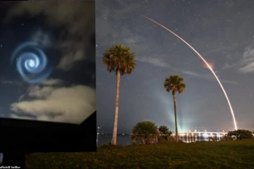 රාත්‍රී අහසේ ඇති වූ අමුතු එළිය ලෝකයම පුදුම කරවයි...(PHOTOS)