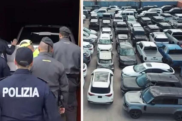 கனடாவில் களவாடப்பட்ட வாகனங்கள் இத்தாலியில் மீட்பு | Vehicles Stolen In Canada Seized In Italy