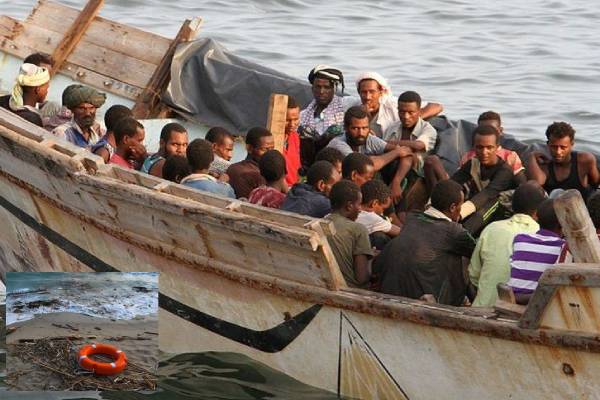 68 migrants killed yemen sea from ethiopia
