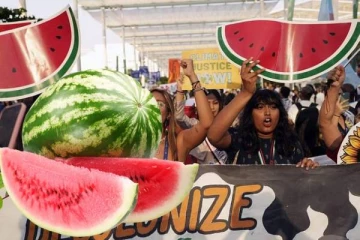 இஸ்ரேல் - பாலஸ்தீன போரில் தர்பூசணி பதாகை.., இந்த குறியீட்டிற்கு காரணம் என்ன?