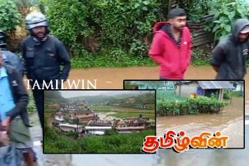 வெள்ள நீரில் மூழ்கிய நுவரெலியா