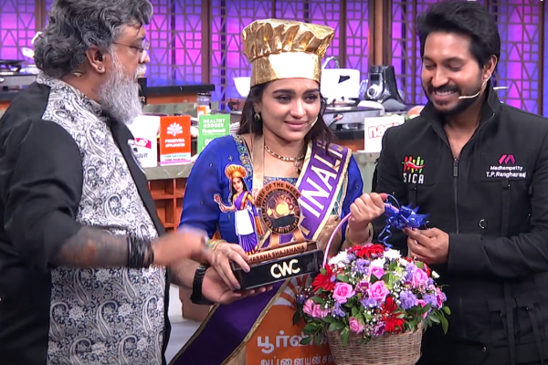 குக் வித் கோமாளியில் இருந்து வெளியேறிய உமைர்.. முதல் பைனலிஸ்ட்டாக தேர்வான போட்டியாளர்.. யார் தெரியுமா | Cook With Comali 6 First Finalist