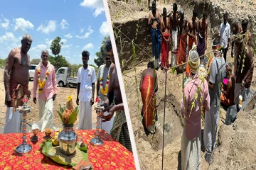 மன்னார் - இலுப்பைக்கடவை சுட்ட பிட்டி ஸ்ரீ முத்துமாரி அம்மன் ஆலயத்திற்கு அடிக்கல் நாட்டி வைப்பு