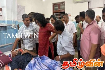 விபத்தில் சிக்கிய இளங்குமரன் எம்.பி: வைத்தியசாலையில் சென்று பார்வையிட்ட பிரதமர் ஹரினி