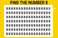 Optical illusion: படத்தில் ஆங்கில எழுத்து 'B' களுக்கு நடுவே இருக்கும் இலக்கம் '8' எங்கே உள்ளது?