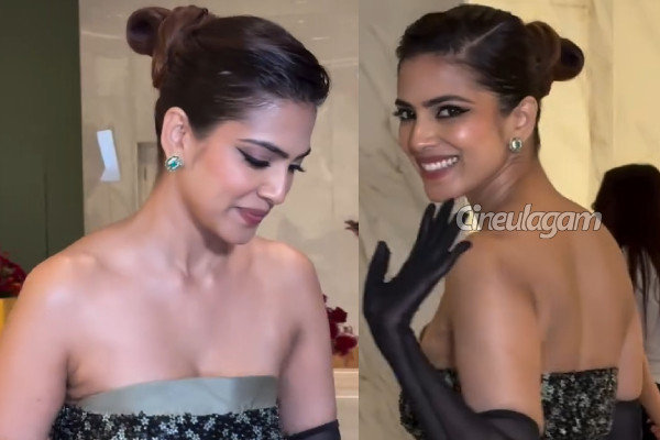 மாளவிகா மோகனன் நிகழ்ச்சிக்கு எப்படி வந்திருக்கிறார் பாருங்க! - வீடியோ | Malavika Mohanan Glamour Dress At An Event மாளவிகா மோகனன் நிகழ்ச்சிக்கு எப்படி வந்திருக்கிறார் பாருங்க! - வீடியோ | Malavika Mohanan Glamour Dress At An Event