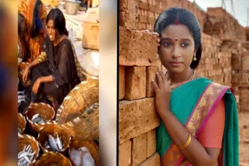 நடுரோட்டில் அமர்ந்து கொண்டு கூவி கூவி மீன் விற்கும் பிரபலம்! இவர் யார் என்று தெரிகிறதா?