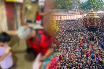 நல்லூர் கந்தசுவாமி ஆலயத்திற்கு முன்பு மூதாட்டிக்கு நடந்த கொடுமை