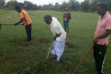 மாவீரர் துயிலும் இல்லத்தில் சிரமதானப் பணி ஆரம்பம்