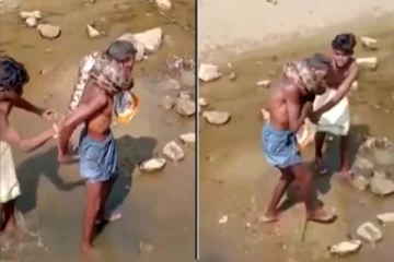 குடிபோதையில் பாம்பை கழுத்தில் சுற்றிய ஆசாமி! கிளைமாக்ஸ் என்ன தெரியுமா?