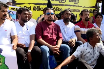 சத்தியாகிரகத்தில் குதித்த முன்னாள் அமைச்சர் விமல் வீரவங்ச