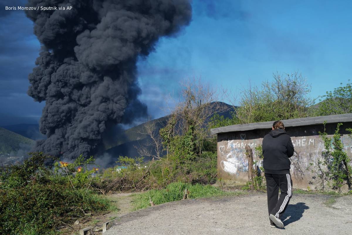 ukraine strike fourth time oil terminal in tuapse