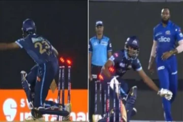 தமிழக வீரரின் மோசமான அவுட் - குஜராத் அணி கேப்டன் கொந்தளிப்பு! வீடியோ