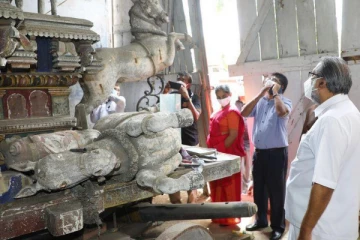 இலங்கையில் பாதுகாப்பு சின்னமாக மாற்றப்படும் தமிழரின் பழம்பெரும்  பொக்கிஷங்கள்