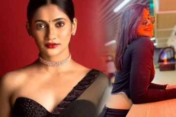 எல்லைமீறும் இலங்கை பெண் லாஸ்லியா.. புடவையில் இப்படியொரு கிளாமரா