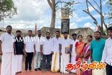 வன்னியில் தமிழ்த்தேசிய மக்கள் முன்னணி வேட்பு மனுத்தாக்கல்