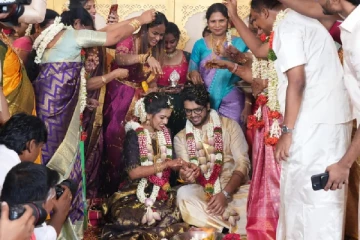 மாப்பிள்ளைக்கு தாலி கட்டிய மணப்பென் - கலெக்டர் வீட்டு கல்யாணத்தில் சுவாரஸ்யம்!