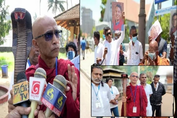 பௌத்த பிக்குவாக வேடமிட்டு நடைபயணம்! சில மணி நேரங்களிலேயே அம்பலமான மொட்டுக் கட்சி அரசியல்வாதியின் அடையாளம்