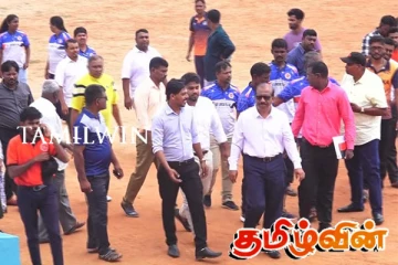 மன்னாரிற்கு இளைஞர் மற்றும் விளையாட்டு துறை அமைச்சர் விஜயம்