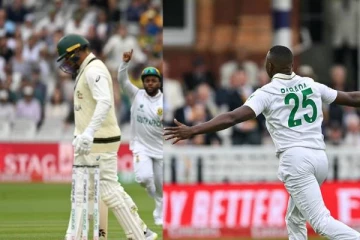 அவுஸ்திரேலியாவுக்கு அதிர்ச்சி மேல் அதிர்ச்சி! தட்டித்தூக்கிய தென் ஆப்பிரிக்க பவுலர்கள் (வீடியோ)