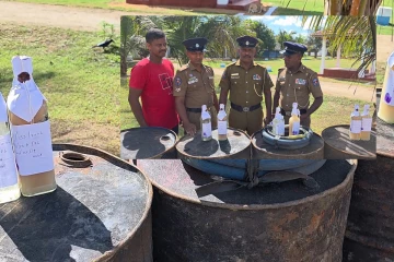 சம்பூரில் சட்டவிரோத கசிப்பு உற்பத்தி - இருவர் கைது!