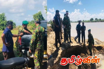 கிண்ணியாவில் குழியொன்றிலிருந்து மீட்கப்பட்ட பெருமளவு ஆயுதங்கள்