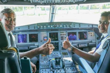 නොමැකෙන මතකයක් ඉතිරිකරමින් විශ්‍රාම ගිය ගුවන් නියමුවා