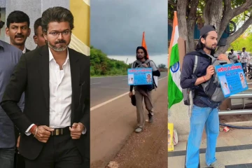 விஜய்யை பார்க்காமல் செல்ல மாட்டேன் - உத்தரபிரதேசத்தில் இருந்து 2,700 கி.மீ நடந்து வந்த இளைஞர்