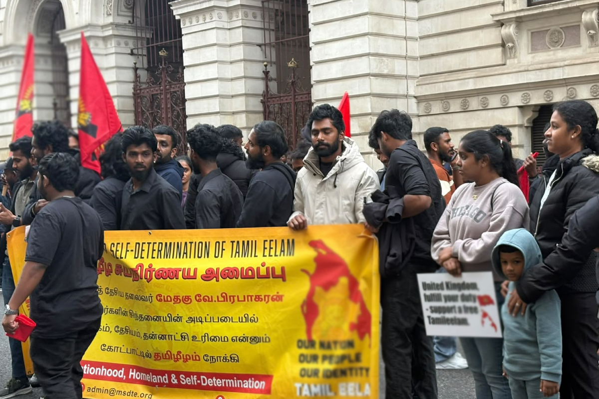 திலீபனின் சிலை அகற்றப்பட்டதை கண்டித்து பிரித்தானியாவில் மாபெரும் கண்டனப் போராட்டம் | Protest In Uk For Removing Statue Of Thileepan