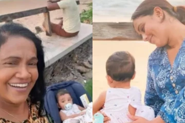 දිනක්ෂි නැන්දම්මා සමඟ කෙහෙවලු පටලගනී මාස ගානක් දිනක්ෂි හංගපු බබාව නැන්දම්මා මුළු රටටම පෙන්නූ ෆොටෝ එක මෙන්න.. .(PHOTOS)