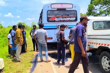 திருகோணமலை - ஹொரவ்பொத்தானை பிரதான வீதியில் விபத்து