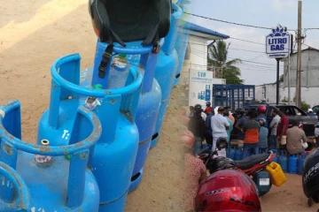 கிளிநொச்சியில் மட்டுப்படுத்தப்பட்ட அளவிலேயே சமையல் எரிவாயு விநியோகம் (Photos)