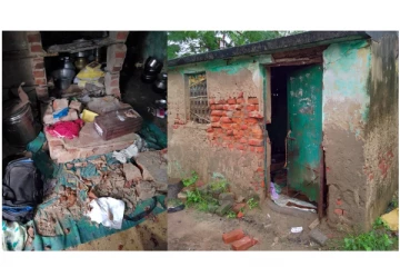 திருத்துறைப்பூண்டி அருகே கனமழையால் இடிந்து விழுந்த வீடு - 2 படு படுகாயம்...!