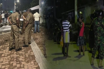 பொலிஸ் நிலையத்திற்குள் நுழைய முயன்ற மக்கள்; பொலிஸார் துப்பாக்கிச் சூடு