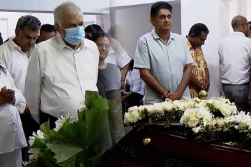 මරියසෙල් ගුණතිලකට අවසන් ගෞරව දක්වන්න රනිල් සහ සජිත් බොරැල්ලට පැමිණෙයි