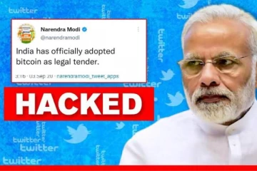 இந்திய பிரதமர் மோடியின் டுவிட்டரை சற்று முன்பு ஹேக் செய்து ஹேக்கர்கள் போட்ட பதிவு! குழம்பி போன இணையவாசிகள்