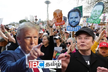 ஜனாதிபதி ட்ரம்பிற்கு எதிராக அமெரிக்காவில் வெடித்தது போராட்டம்