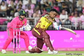 10 ஓவர்களில் 114 ஓட்டங்கள் குவித்த மே.தீ! 118 ஓட்டங்கள் விளாசியும் தென் ஆப்பிரிக்கா தோல்வி