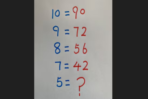 Brain Teaser : இந்த சிக்கலான புதிரை தீர்த்தால் நீங்கள் ஒரு புத்திசாலி - உங்களால் முடியுமா? | Maths Brain Teaser Can You Solve It What Answer Brain Teaser : இந்த சிக்கலான புதிரை தீர்த்தால் நீங்கள் ஒரு புத்திசாலி - உங்களால் முடியுமா? | Maths Brain Teaser Can You Solve It What Answer