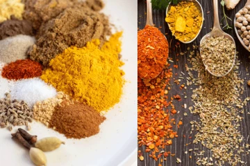 කෑම රස කරන රසකාරක 5ක් ගෙදරදීම හදාගන්න.