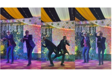 திருமண மேடையில் மாஸாக நடனமாடிய 2 முதியவர்கள் - வைரலாகும் மாஸ் வீடியோ...!