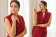சிவப்பு நிற மாடர்ன் நடிகை ஜோதிகா வெளியிட்ட லேட்டஸ்ட் போட்டோஸ்
