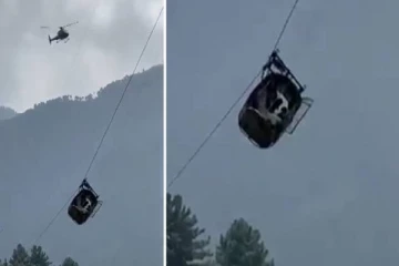 திடீரென அறுந்து சிறுவர்களுடன் அந்தரத்தில் தொங்கிய கேபிள் கார்! பரபரப்பு சம்பவம்