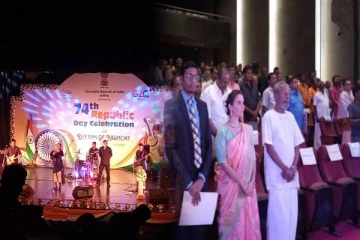 யாழ் கலாசார மத்திய நிலையத்தில் இடம்பெற்ற இந்திய குடியரசு தின நிகழ்வு