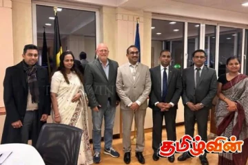 பெல்ஜியத்தில் அமைச்சர் பிமல் விசேட கலந்துரையாடல்