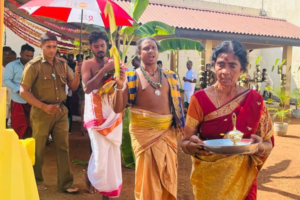 யாழ்ப்பாண சிறைச்சாலைக்குள் புதிதாக நிர்மாணிக்கப்பட்ட பிள்ளையார் ஆலயம்! (படங்கள்) | Sri Lanka Tamil News Today